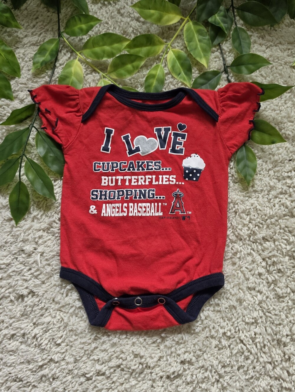 Baby Girl Angels Onesie (0-3 Months)